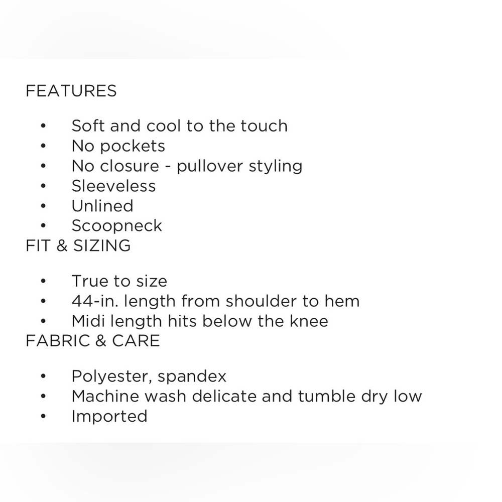 NWT Nina Leonard Bar Back Midi Dress Size Medium - Picture 7 of 7